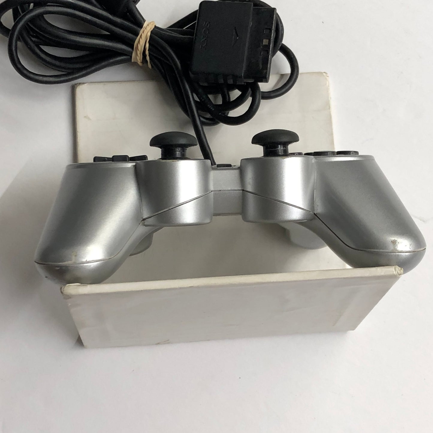 Ps2 - Controller OEM Dualshock Silver Sony PlayStation 2 Tested READ #2892