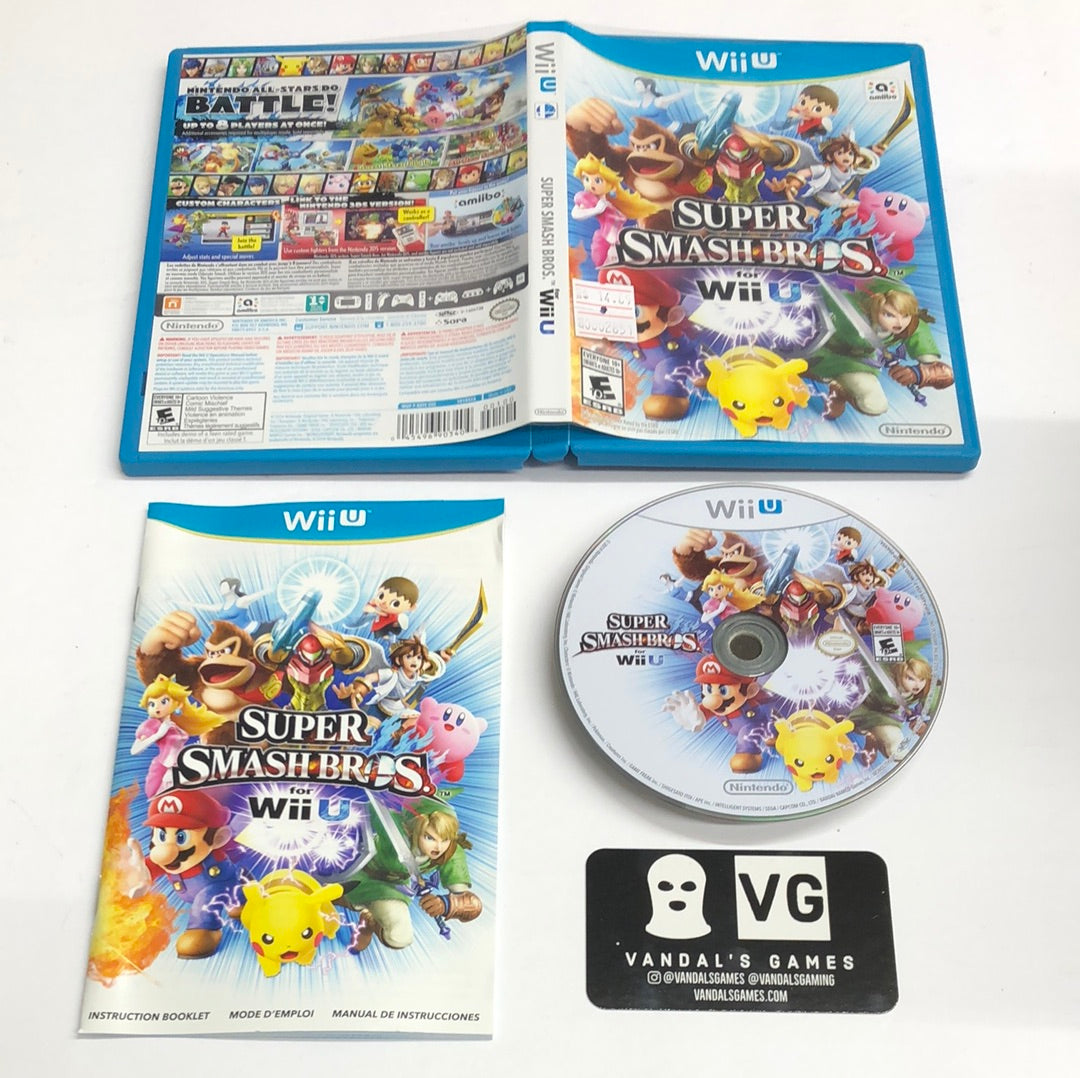 Wii U - Super Smash Bros Nintendo Wii U Complete #2851