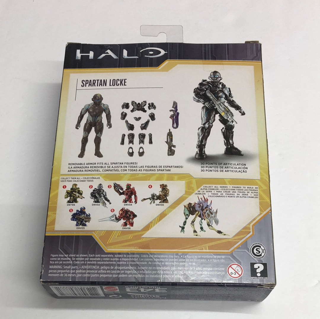 Halo - Spartan Locke Variant Build-A-Figure Alpha Crawler Brand New