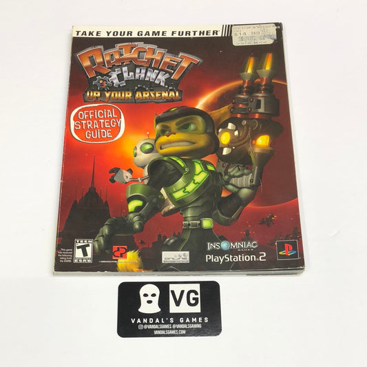 Guide - Ratchet & Clank Up Your Arsenal Sony PlayStation 2 Ps2 Strategy Guide #2743