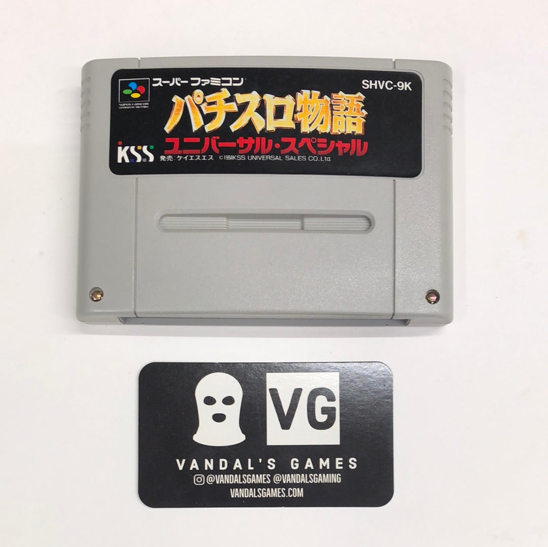 Super Famicom - Pachislo Monogatari Japan Super Nintendo Cart Only #2338