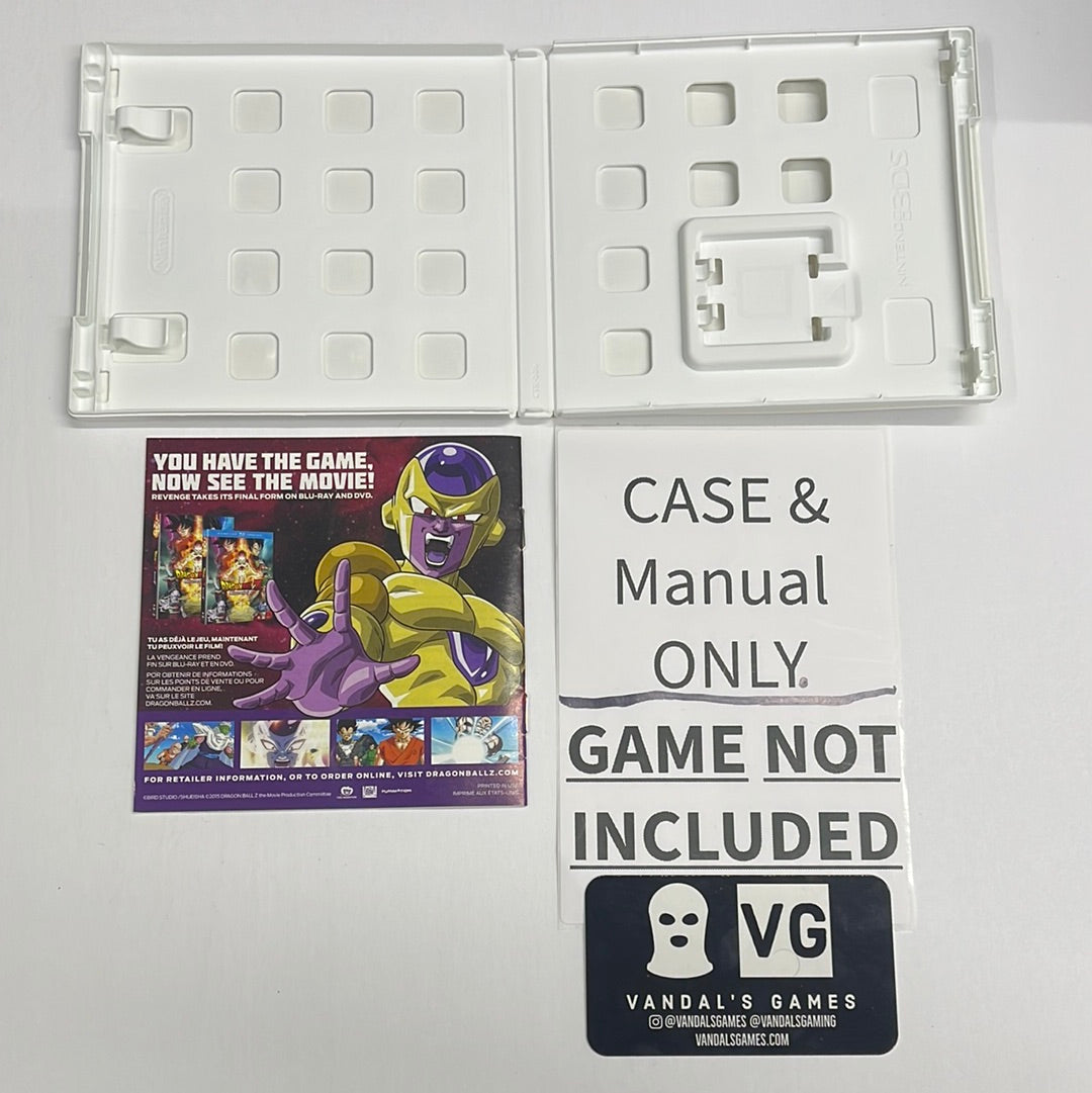 3ds - Dragon Ball Z Extreme Butoden Nintendo CASE & INSERT ONLY NO GAME #2750