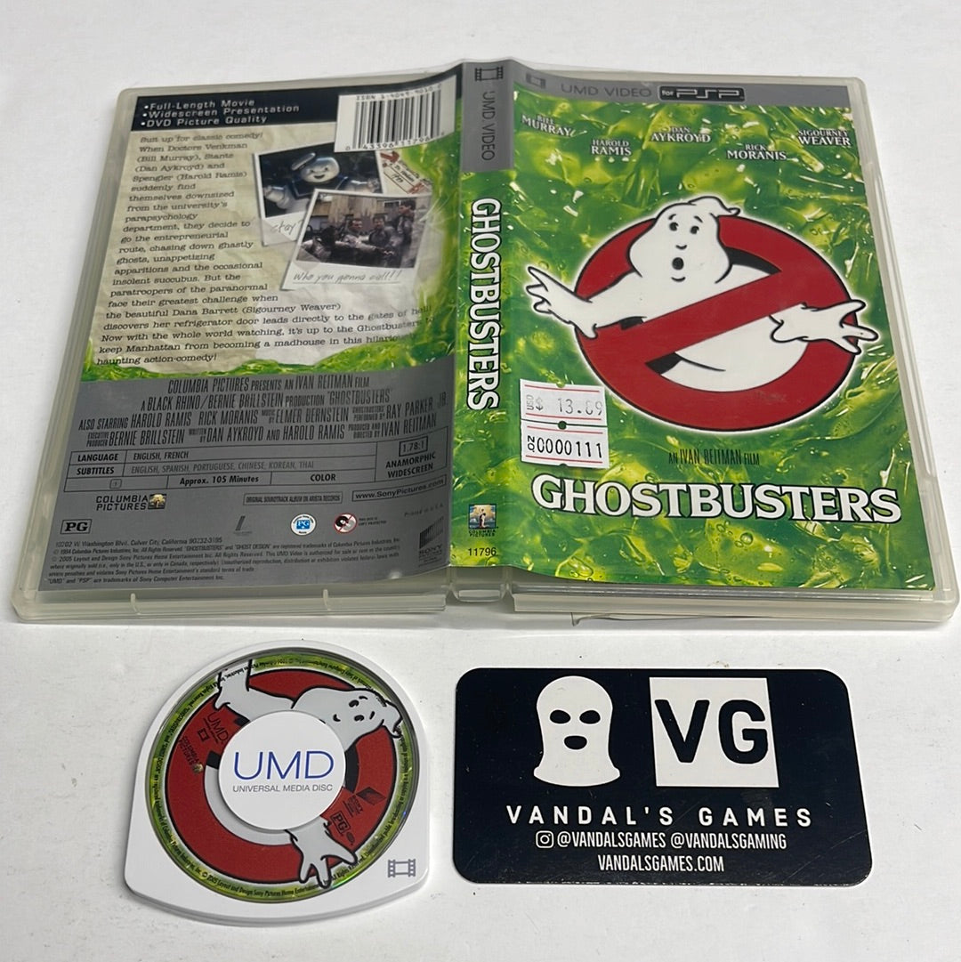 Psp Video - Ghostbusters Sony PlayStation Portable UMD W/ Case #111