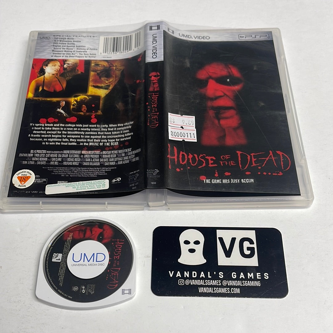 Psp Video - House of the Dead Sony PlayStation Portable UMD W/ Case #111