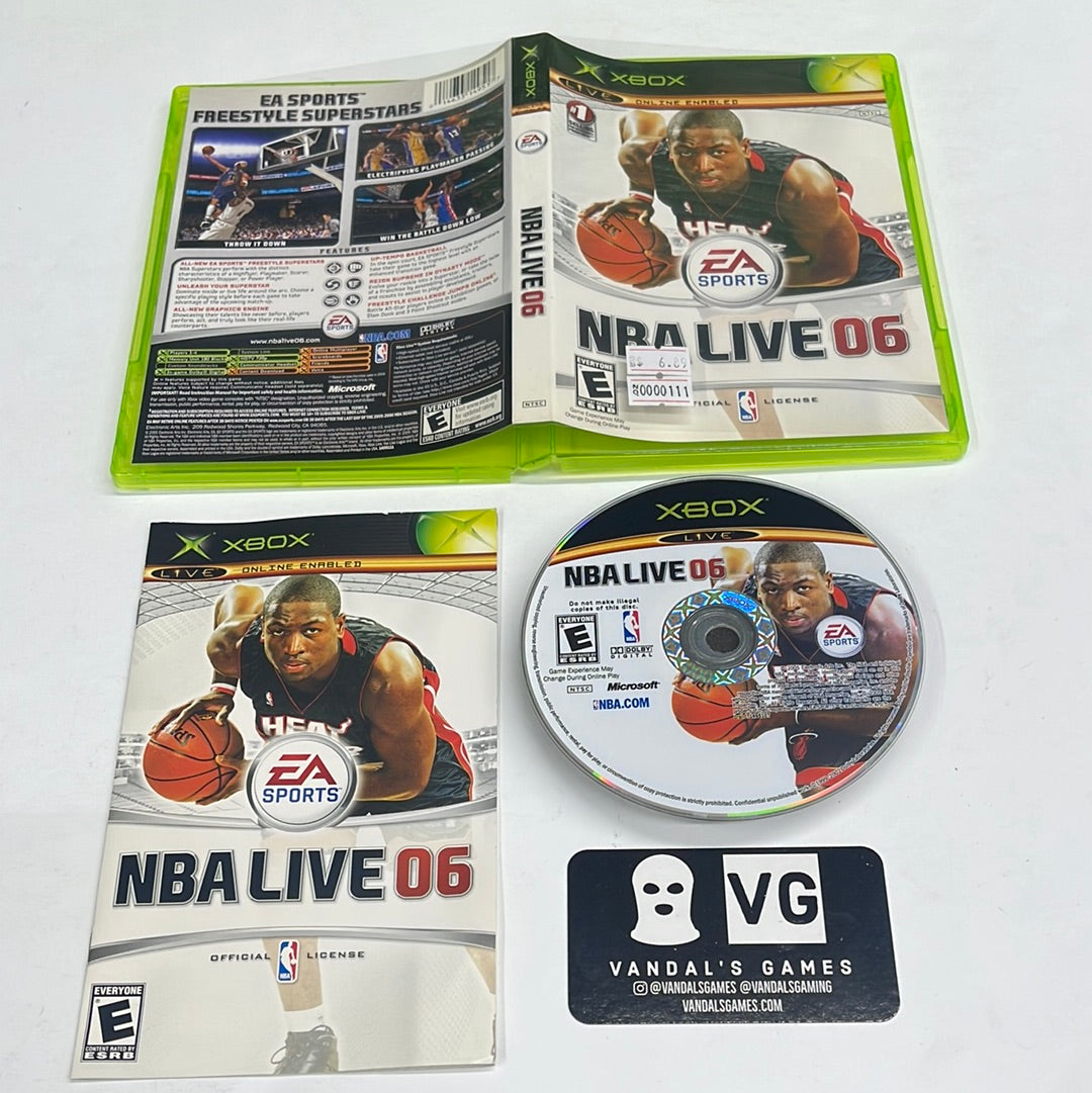 Xbox - NBA Live 06 Microsoft Xbox Complete #111