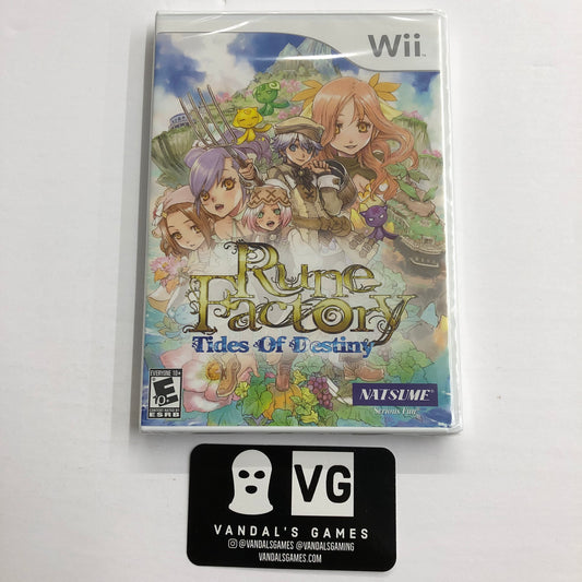 Wii - Rune Factory Tides of Destiny Nintendo Wii Brand New Sealed #2882