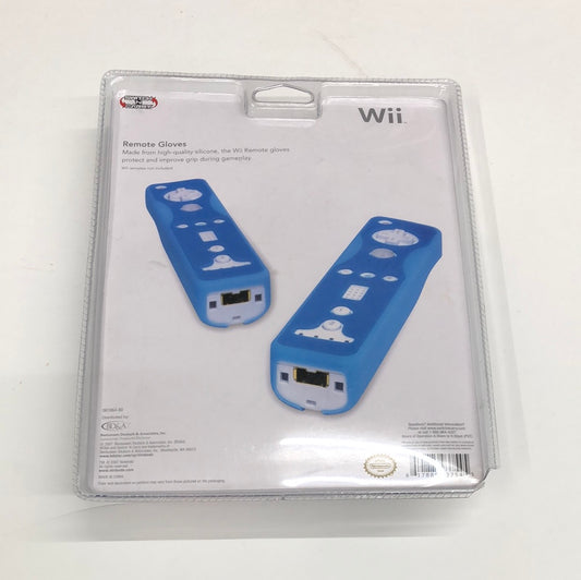Wii - Remote Gloves Pink & Black 2 Pack Nintendo Wii Brand New #2668