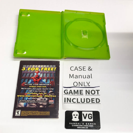 Xbox - Marvel Vs Capcom 2 Microsoft Case & Manual Only NO GAME #2571