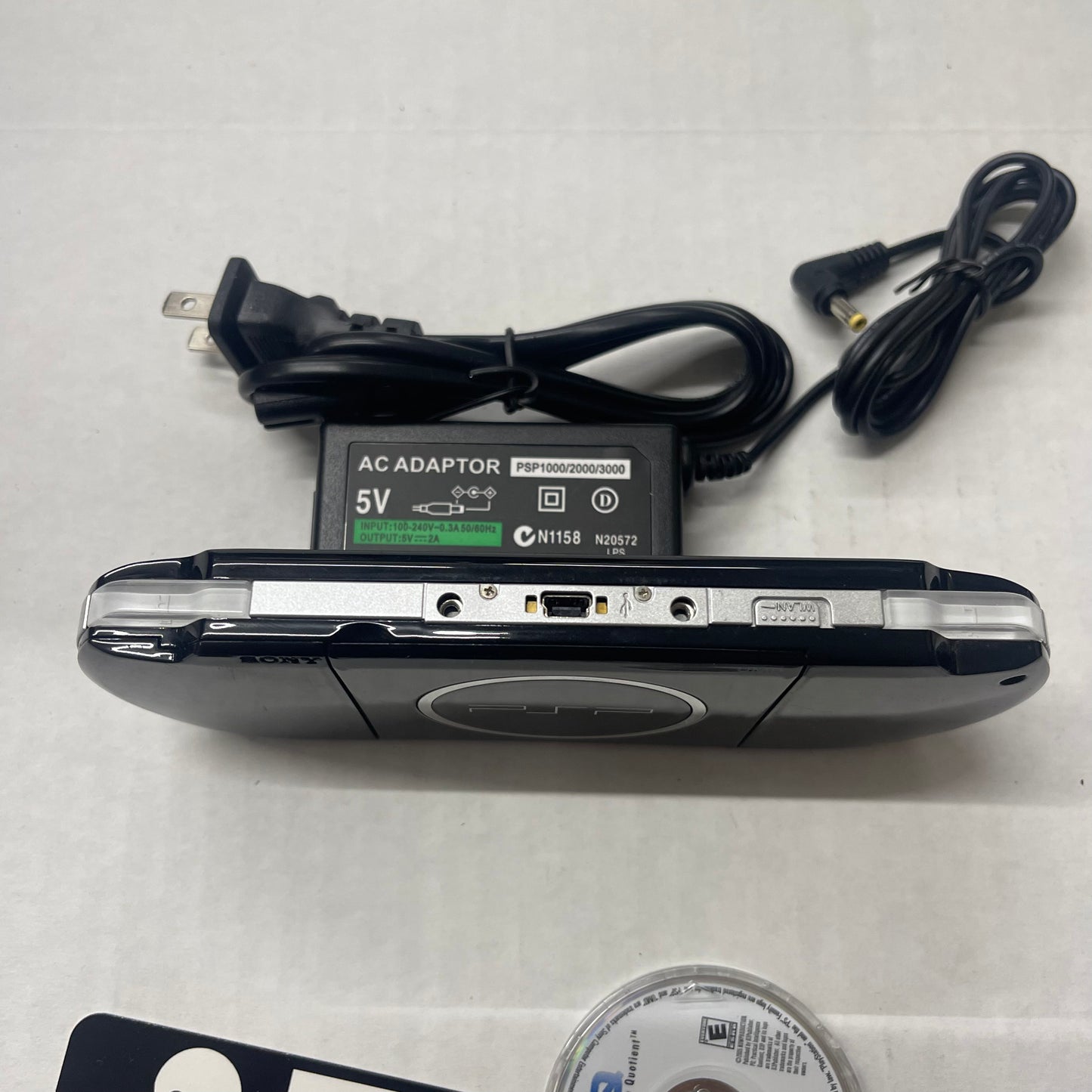 Psp - Console 3000 Piano Black USA Sony PlayStation Portable Tested #2560