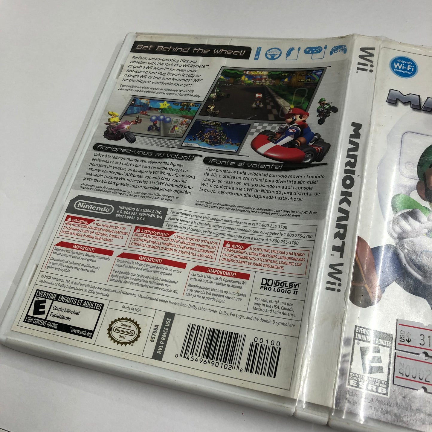 Wii - Mario Kart Wii Nintendo Wii Complete #2869