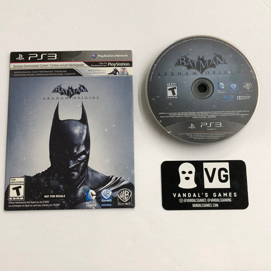 Ps3 - Batman Arkham Origins Sony PlayStation 3 W/ Sleeve #2869