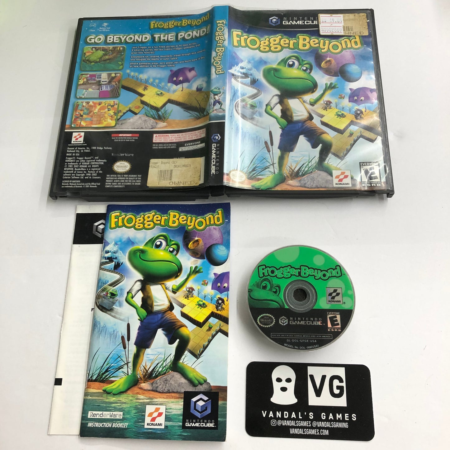 Gamecube - Frogger Beyond Nintnedo Gamecube Complete #2869