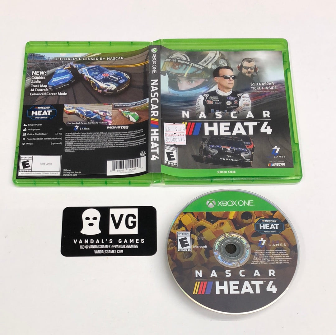 Xbox One - Nascar Heat 4 Microsoft Xbox One W/ Case #111