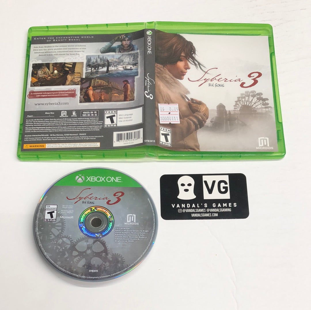 Xbox One - Syberia 3 Microsoft Xbox One W/ Case #111