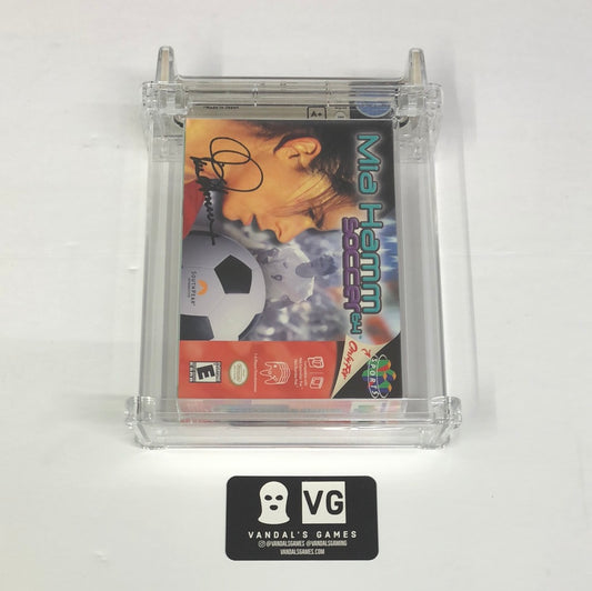 Graded - N64 - Mia Hamm 64 Soccer Nintendo 64 Wata 9.6 A VGA Brand New #1944