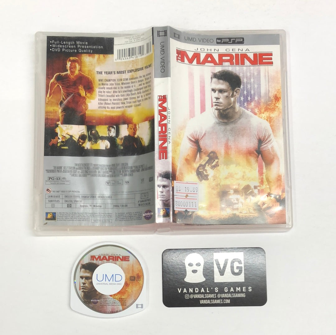 Psp Video - The Marine UMD Sony PlayStation Portable W/ Case #111