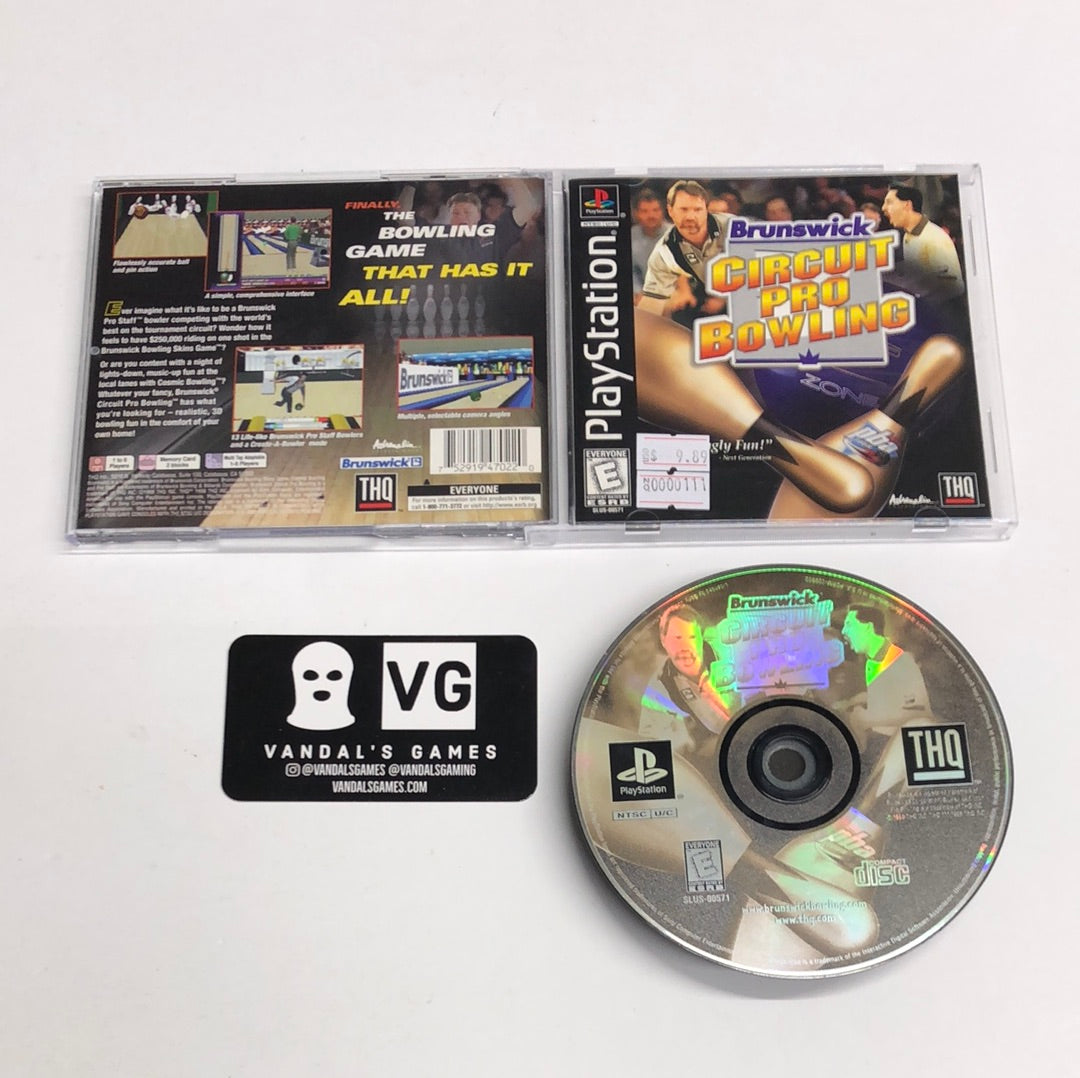 Ps1 - Brunswick Circuit Pro Bowling New Case Sony PlayStation 1 Complete #111