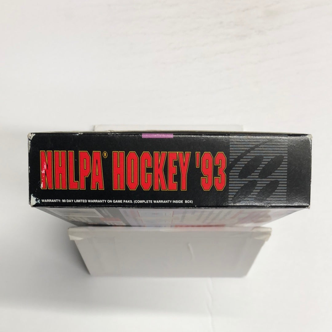 Snes - NHLPA Hockey 93 Super Nintendo W/ Box NOT Complete #1981