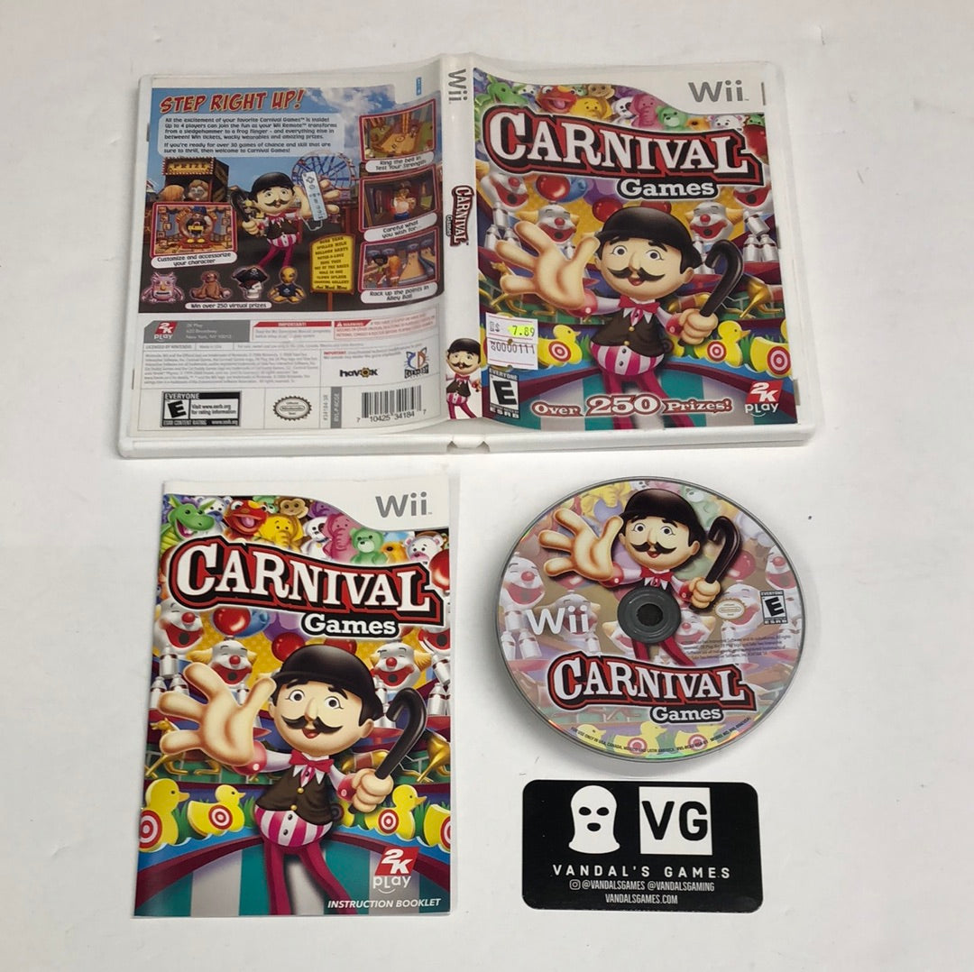 Wii - Carnival Games Nintendo Wii Complete #111