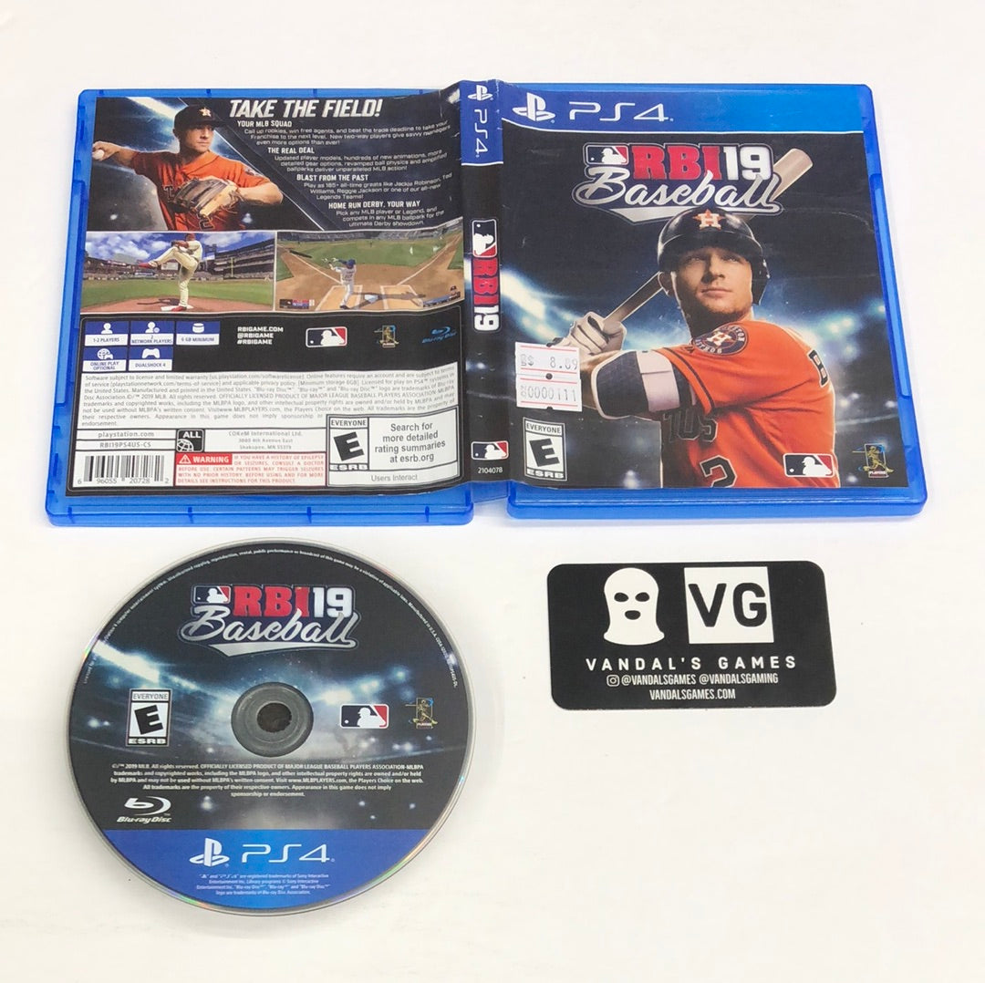 Ps4 - RBI Baseball 19 Sony PlayStation 4 W/ Case #111