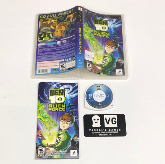 Psp - Ben 10 Alien Force Sony PlayStation Portable Complete #111