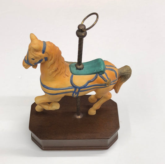 Vintage Implise Giftware 1989 Musical Carousel Horse Dentzel 1905 #1892