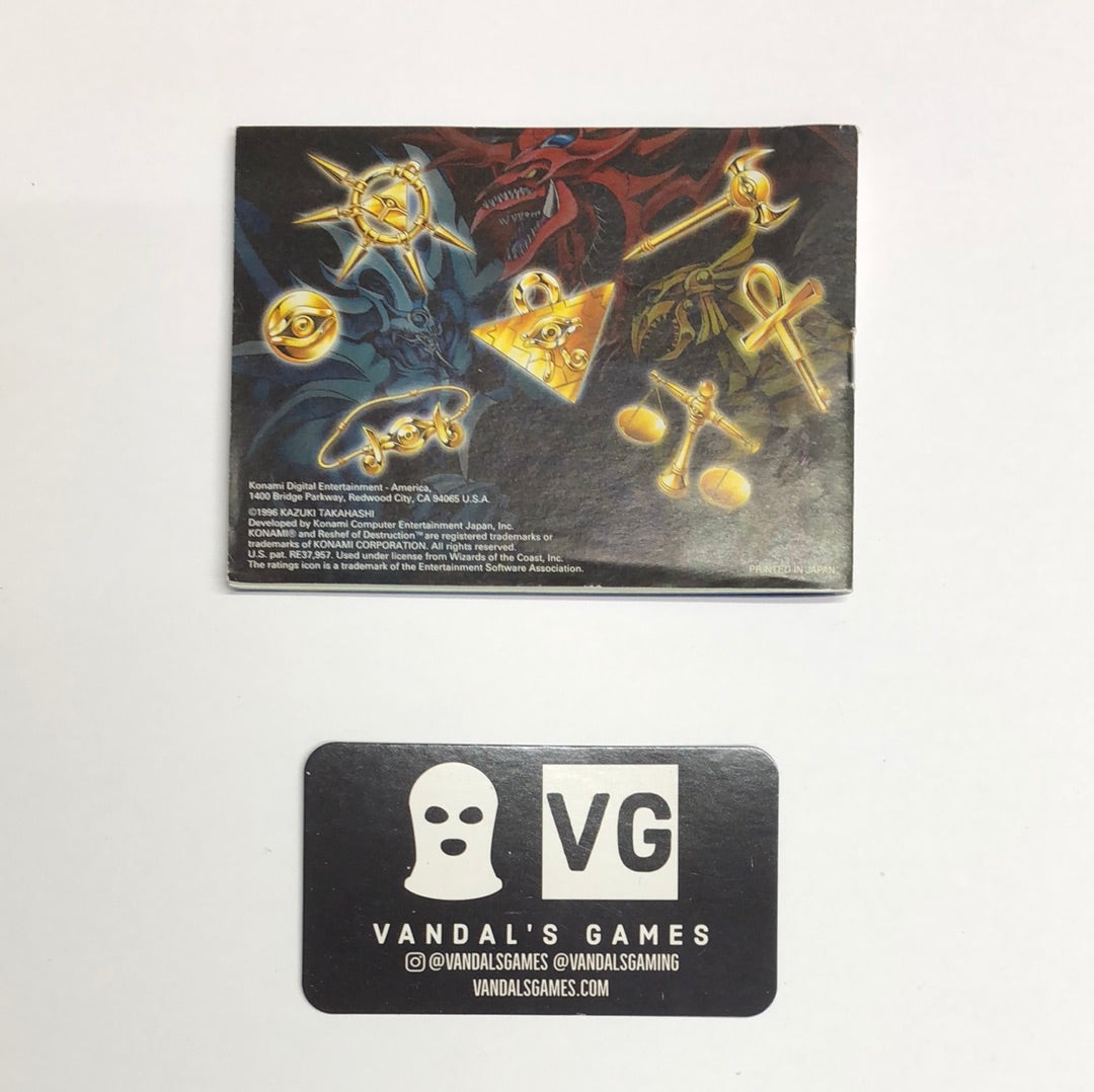 GBA - Yu-Gi-Oh Reshef Of Destruction Gameboy Advance Manual Booklet Only #1983