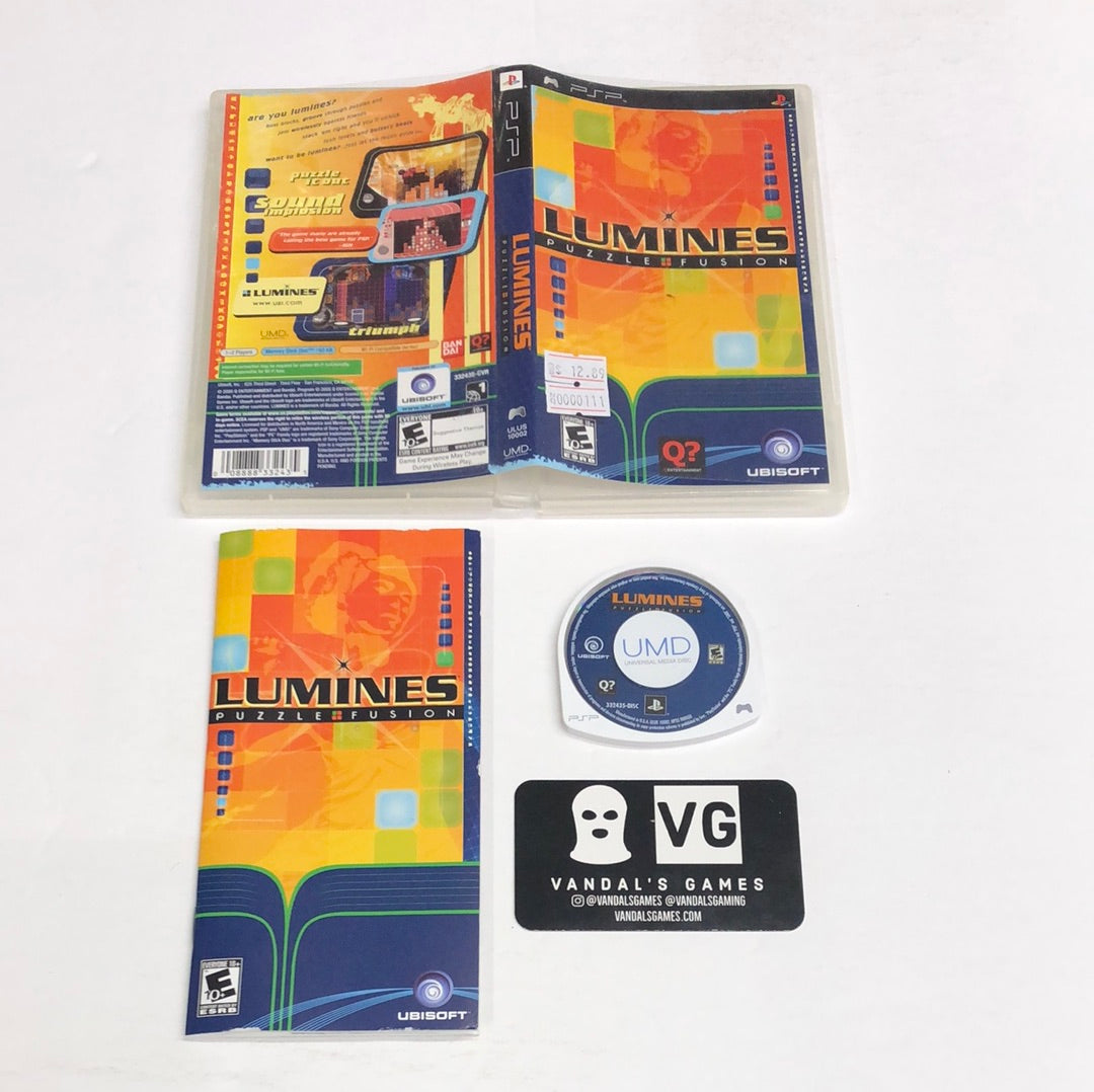 Psp - Lumines Puzzle Fusion Sony PlayStation Portable Complete #111
