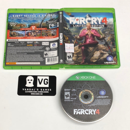 Xbox One - Far Cry 4 Limited Edition No DLC Microsoft Xbox One W/ Case #111
