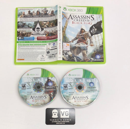 Xbox 360 - Assassin's Creed IV Black Flag Microsoft Xbox 360 W/ Case #111
