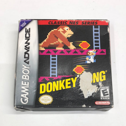 GBA - Classic Nes Series: Donkey Kong Nintendo Gameboy Advance Box Only #1850