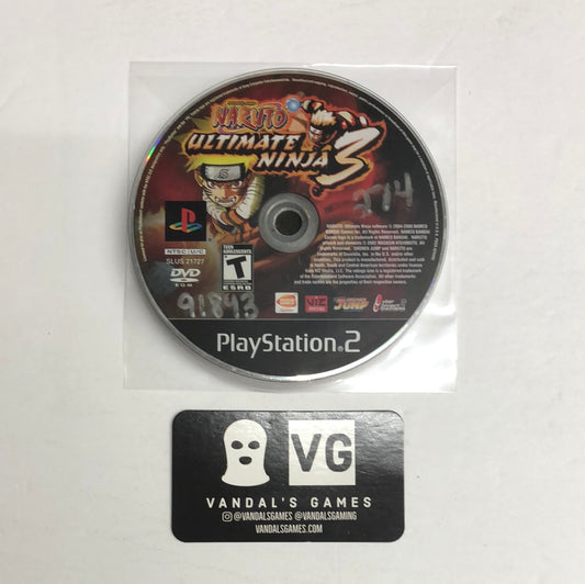 Ps2 - Naruto Shippuden Ultimate Ninja 3 Sony PlayStation 2 Disc Only #111
