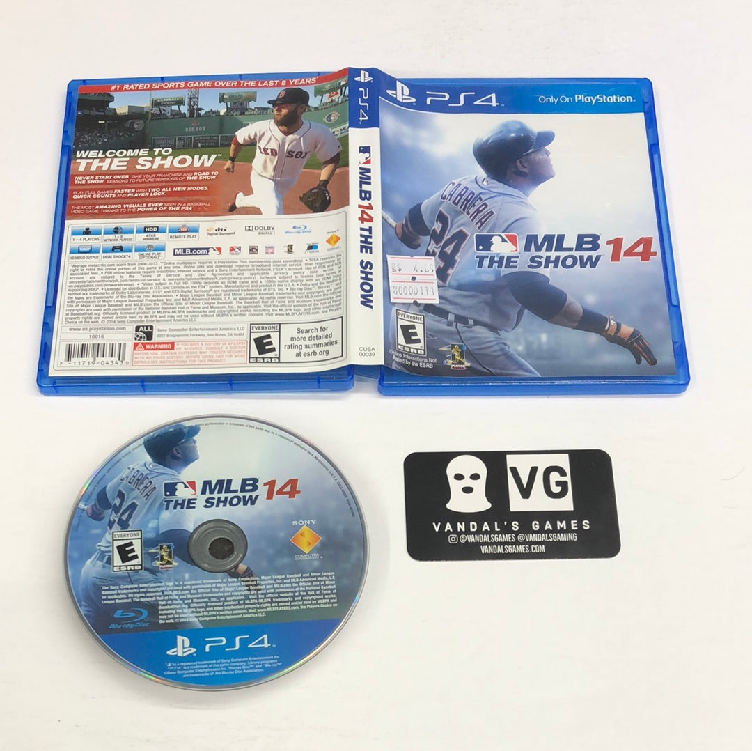 Ps4 - MLB 14 The Show Sony PlayStation 4 W/ Case #111