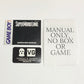 GB - Super Mario Land Nintendo Gameboy Booklet Manual Only NO GAME #1997