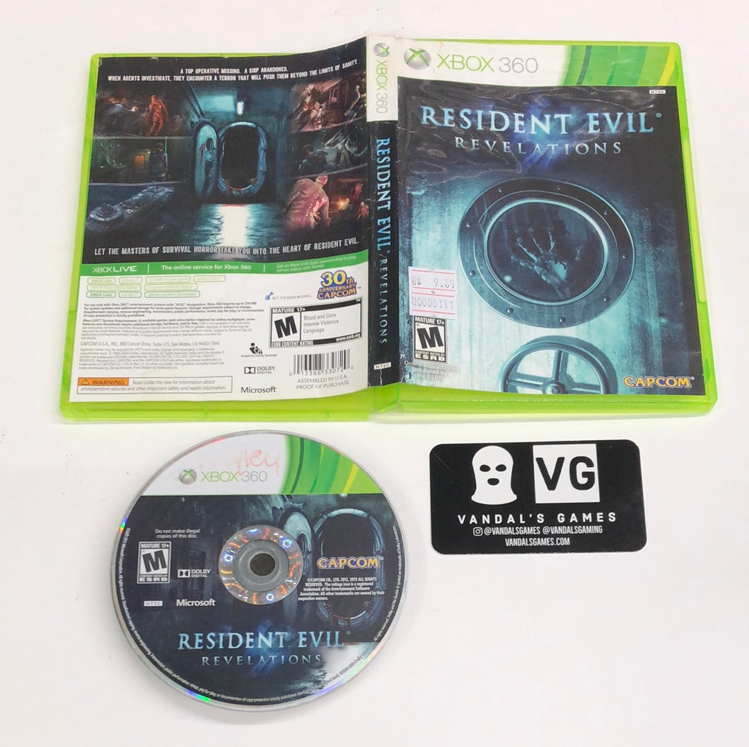 Xbox 360 - Resident Evil Revelations Microsoft Xbox 360 W/ Case #111