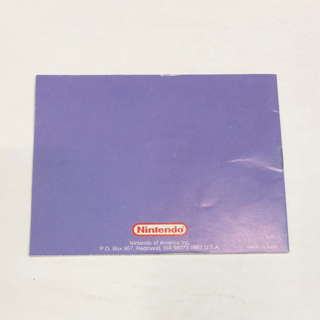 Nes - Tetris Nintendo Booklet Manual Only No Game #1999