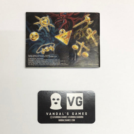 GBA - Yu-Gi-Oh Reshef Of Destruction Gameboy Advance Manual Booklet #1982
