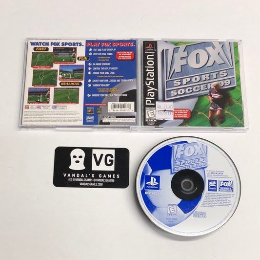 Ps1 - Fox Sports Soccer 99 New Case Sony PlayStation 1 Complete #111