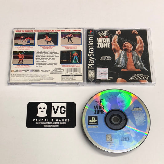 Ps1 - WWF War Zone New Case Sony PlayStation 1 Complete #111