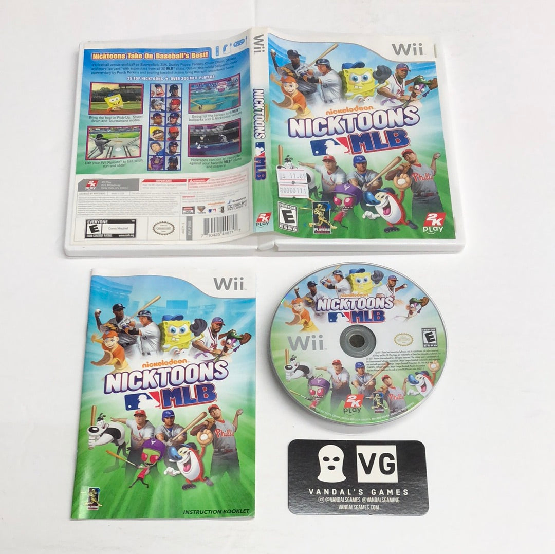 Wii - Nicktoons MLB Nintendo Wii Complete #111