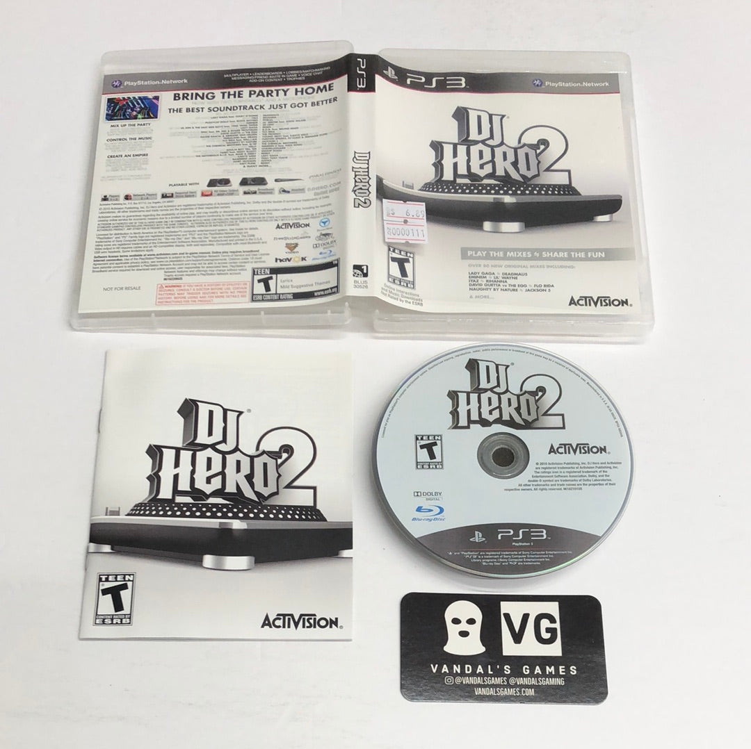Ps3 - DJ Hero 2 Sony PlayStation 3 Complete #111
