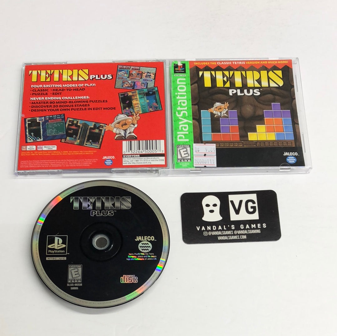 Ps1 - Tetris Plus Greatest Hits New Case Sony PlayStation 1 Complete #111