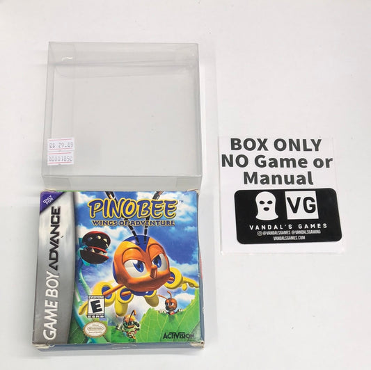 GBA - Pinobee Wings of Adventures Nintendo Gameboy Advance Box Only #1850