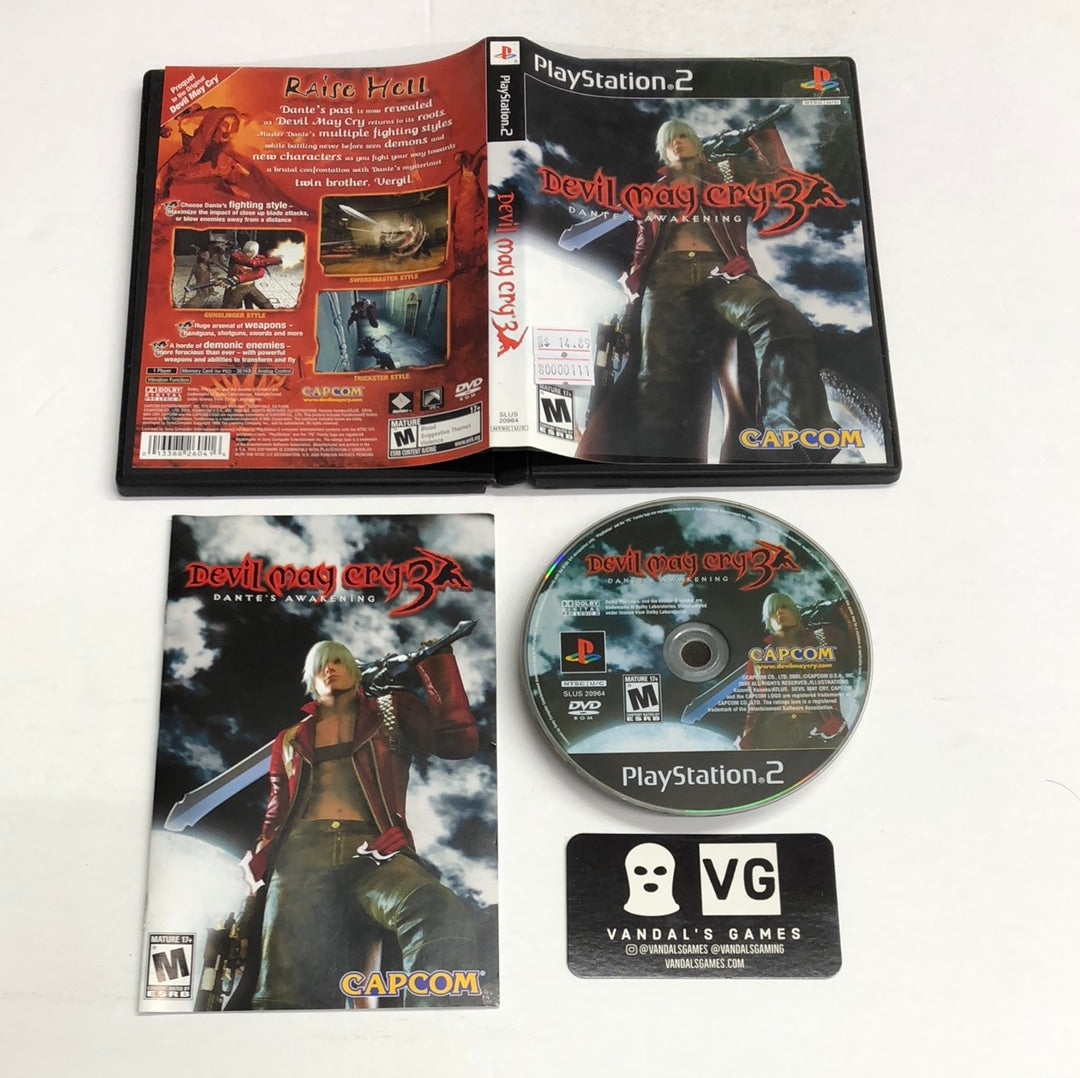 Ps2 - Devil May Cry 3 Dante's Awakening Sony PlayStation 2 Complete #111