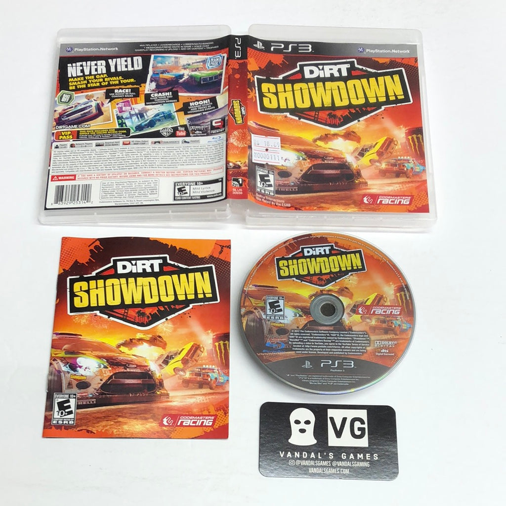 Ps3 - Dirt Showdown Sony PlayStation 3 Complete #111 – vandalsgaming