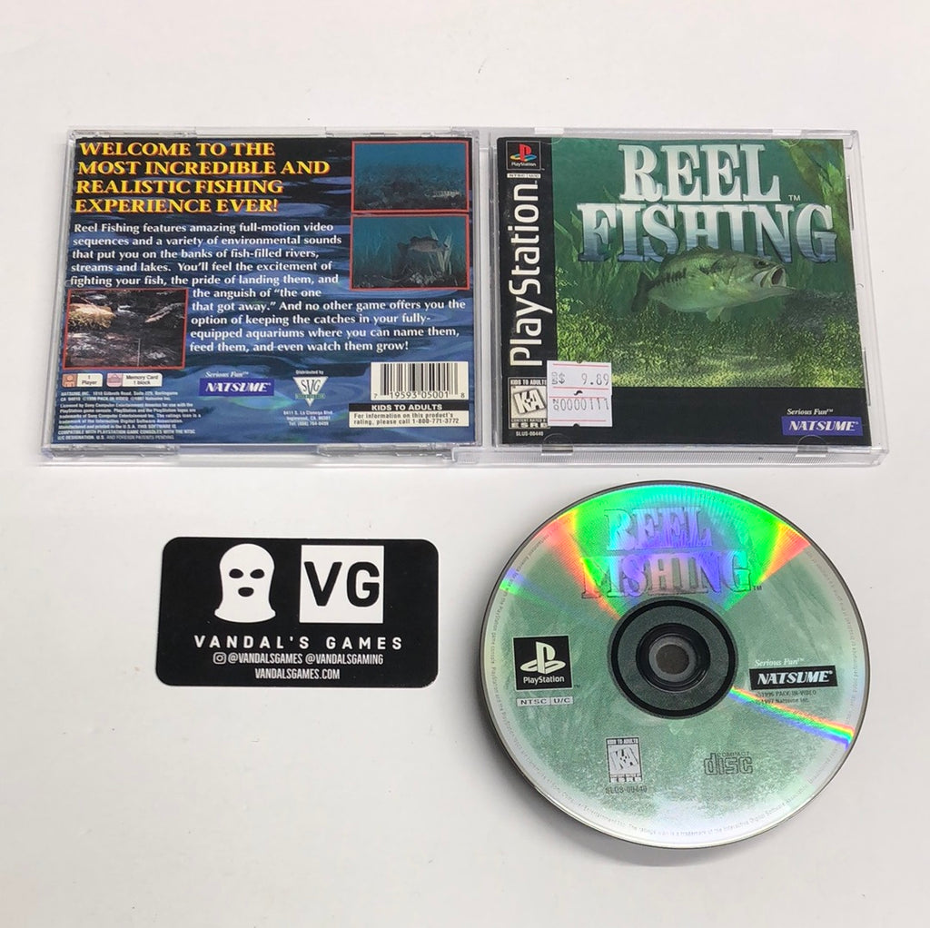 PS1 / SONY Playstation 1 gioco - Reel Fishing con IMBALLO