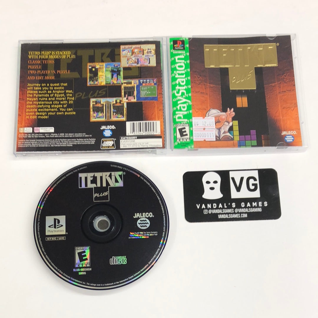 Ps1 - Tetris Plus Gold Variant New Case Sony PlayStation 1 Complete #111