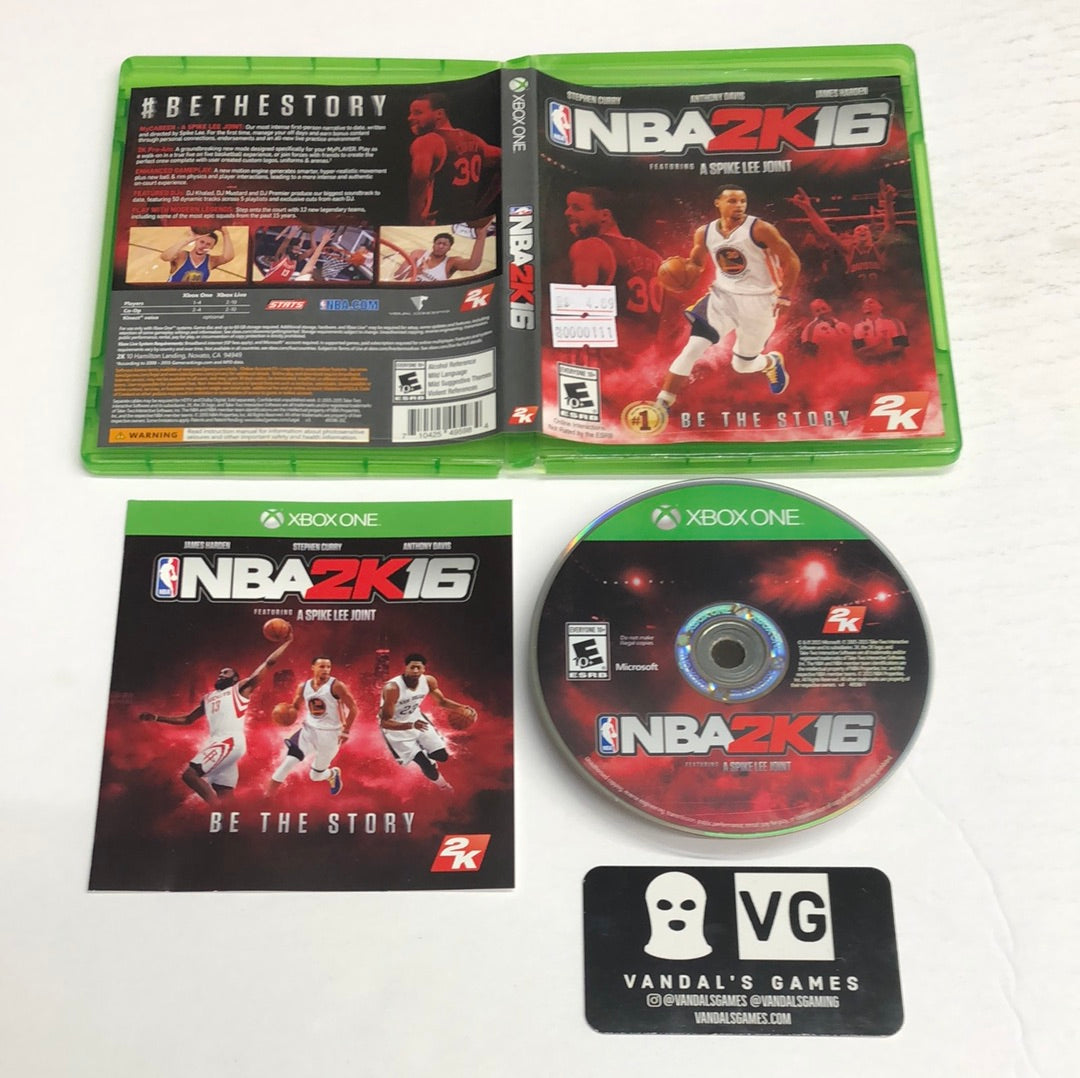 Xbox One - NBA 2k16 Stephen Curry Microsoft Xbox One Complete #111