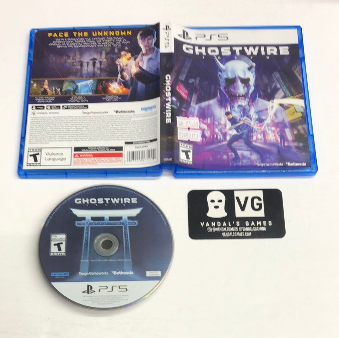Ps5 - Ghostwire Tokyo Sony PlayStation 5 W/ Case #111