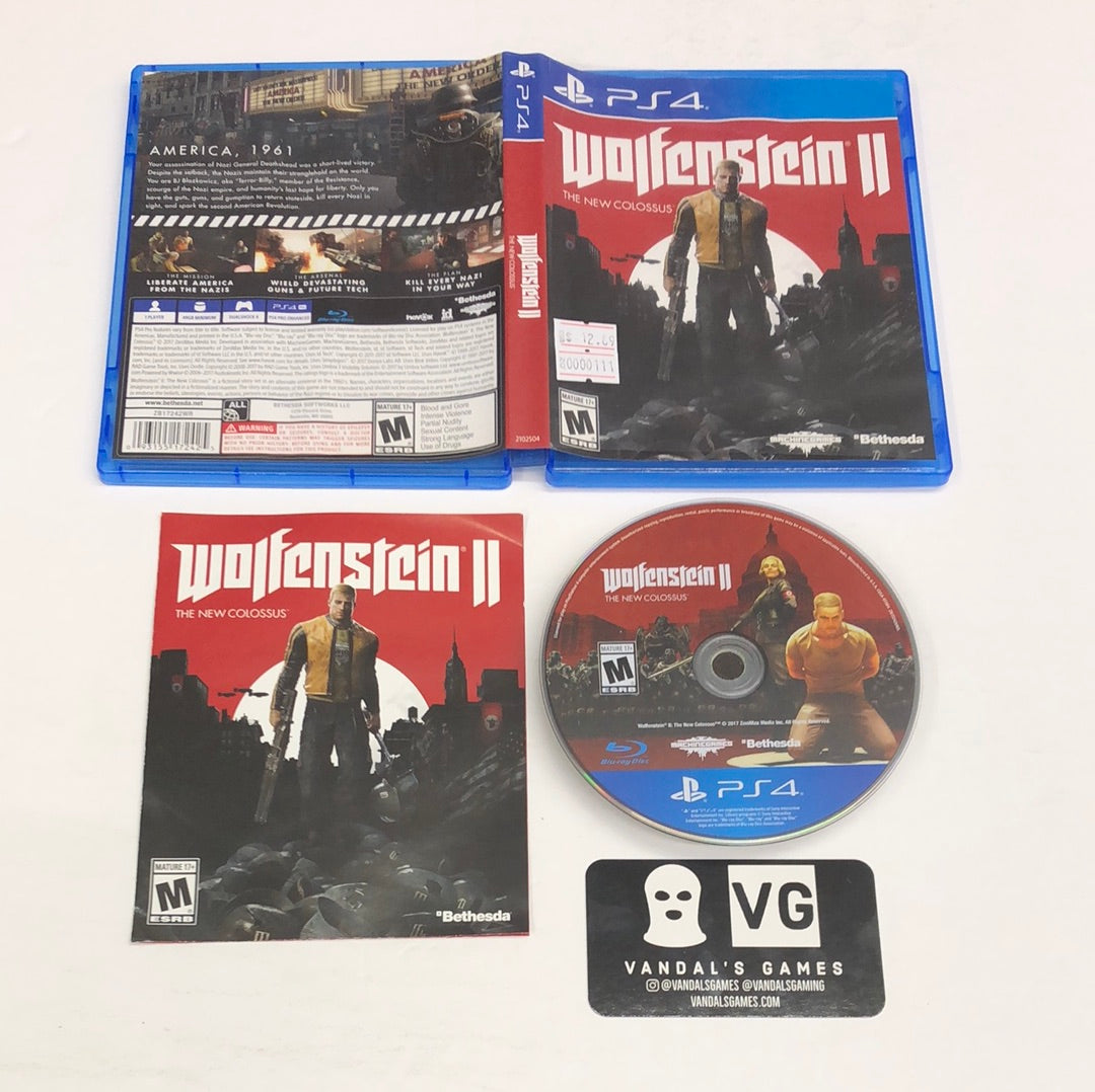 Ps4 - Wolfenstein II The New Colossus Sony PlayStation 4 Complete #111